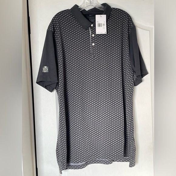 NWT NIKE WORLD SERIES POLO SHIRT 2022, no team, size XXL, two toned gray - Picture 9 of 9